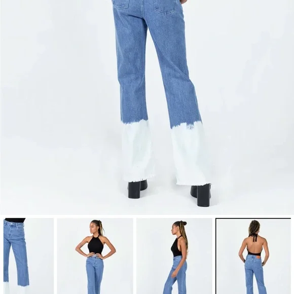 Nwt princess Polly organic ombré slouch jeans - Picture 5 of 6